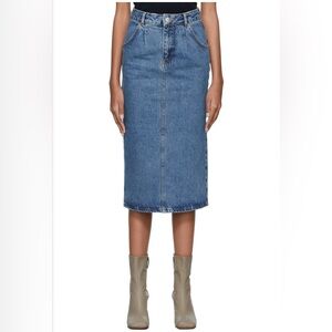 Won Hundred Blue Denim Faye Skirt size 36